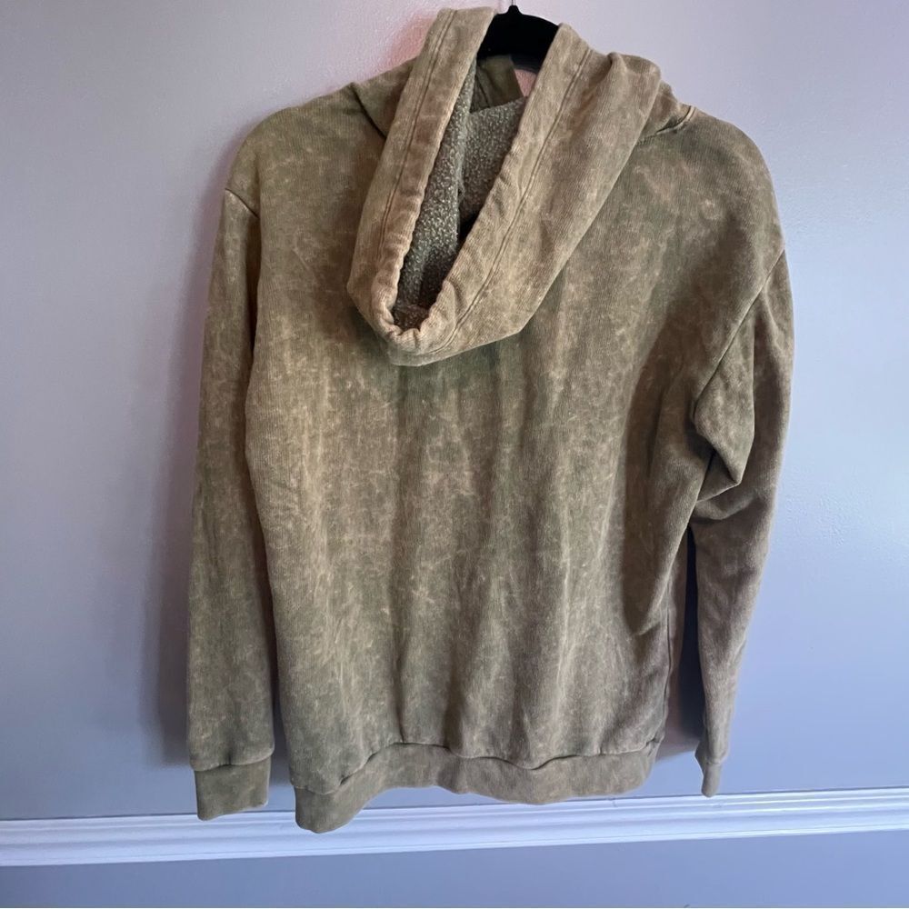 Victorias Secret Pink Hoodie sweatshirt size XS Green marble tie dye women’s - Picture 3 of 3